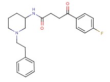 4-(4-fluorophenyl)-4-oxo-N-[1-(2-phenylethyl)-3-piperidinyl]butanamide