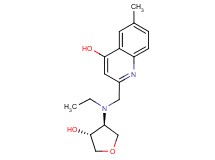 2-({ethyl[(3S*,4R*)-4-hydroxytetrahydrofuran-3-yl]amino}methyl)-6-methylquinolin-4-ol