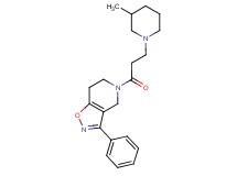 5-[3-(3-methylpiperidin-1-yl)propanoyl]-3-phenyl-4,5,6,7-tetrahydroisoxazolo[4,5-c]pyridine