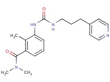 N,N,2-trimethyl-3-({[(3-pyridin-4-ylpropyl)amino]carbonyl}amino)benzamide