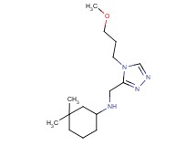 (3,3-dimethylcyclohexyl){[4-(3-methoxypropyl)-4H-1,2,4-triazol-3-yl]methyl}amine