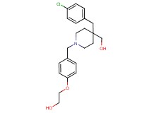 2-(4-{[4-(4-chlorobenzyl)-4-(hydroxymethyl)-1-piperidinyl]methyl}phenoxy)ethanol