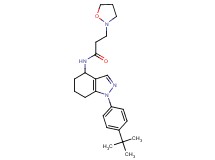 N-[1-(4-tert-butylphenyl)-4,5,6,7-tetrahydro-1H-indazol-4-yl]-3-(2-isoxazolidinyl)propanamide
