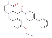 4-(4-ethoxybenzyl)-3-[2-oxo-2-(4-phenyl-3,6-dihydro-1(2H)-pyridinyl)ethyl]-2-piperazinone
