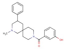 3-[(2-methyl-4-phenyl-2,9-diazaspiro[5.5]undec-9-yl)carbonyl]phenol