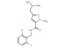 N-(2-chloro-6-fluorobenzyl)-3-isobutyl-1-methyl-1H-pyrazole-5-carboxamide