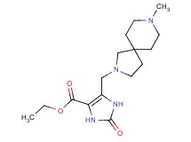 ethyl 5-[(8-methyl-2,8-diazaspiro[4.5]dec-2-yl)methyl]-2-oxo-2,3-dihydro-1H-imidazole-4-carboxylate
