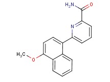 6-(4-methoxy-1-naphthyl)pyridine-2-carboxamide
