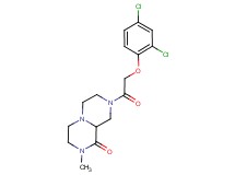 8-[(2,4-dichlorophenoxy)acetyl]-2-methylhexahydro-2H-pyrazino[1,2-a]pyrazin-1(6H)-one