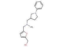 [5-({methyl[(1-phenylpyrrolidin-3-yl)methyl]amino}methyl)-2-furyl]methanol
