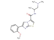 N-[2-(dimethylamino)-1-methylethyl]-6-(2-methoxyphenyl)imidazo[2,1-b][1,3]thiazole-3-carboxamide