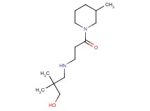 2,2-dimethyl-3-{[3-(3-methylpiperidin-1-yl)-3-oxopropyl]amino}propan-1-ol