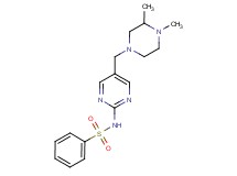 N-{5-[(3,4-dimethylpiperazin-1-yl)methyl]pyrimidin-2-yl}benzenesulfonamide