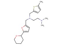 N,N-dimethyl-N'-[(5-methyl-2-thienyl)methyl]-N'-{[5-(tetrahydro-2H-pyran-2-yl)-2-furyl]methyl}ethane-1,2-diamine