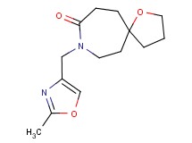 8-[(2-methyl-1,3-oxazol-4-yl)methyl]-1-oxa-8-azaspiro[4.6]undecan-9-one