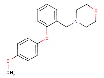 4-[2-(4-methoxyphenoxy)benzyl]morpholine