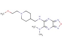 N'-{[1-(2-methoxyethyl)-4-piperidinyl]methyl}-N,N-dimethyl[1,2,5]oxadiazolo[3,4-b]pyrazine-5,6-diamine