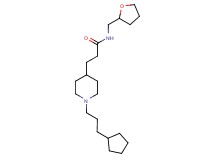 3-[1-(3-cyclopentylpropyl)-4-piperidinyl]-N-(tetrahydro-2-furanylmethyl)propanamide