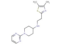 N-[2-(4,5-dimethyl-1,3-thiazol-2-yl)ethyl]-1-pyrimidin-2-ylpiperidin-4-amine