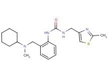 N-(2-{[cyclohexyl(methyl)amino]methyl}phenyl)-N'-[(2-methyl-1,3-thiazol-4-yl)methyl]urea