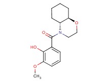 2-methoxy-6-[(4aR*,8aR*)-octahydro-4H-1,4-benzoxazin-4-ylcarbonyl]phenol