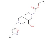 ethyl {1-(hydroxymethyl)-9-[(3-methylisoxazol-5-yl)methyl]-3,9-diazaspiro[5.5]undec-3-yl}acetate