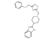 2-(1-{[3-(phenoxymethyl)-1,2,4-oxadiazol-5-yl]methyl}-4-piperidinyl)-1H-benzimidazole