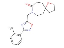 8-{[3-(2-methylphenyl)-1,2,4-oxadiazol-5-yl]methyl}-1-oxa-8-azaspiro[4.6]undecan-9-one