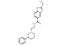 2-(hydroxymethyl)-N-[2-(3-phenylpiperidin-1-yl)ethyl]-1H-benzimidazole-5-carboxamide