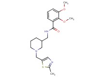 2,3-dimethoxy-N-({1-[(2-methyl-1,3-thiazol-5-yl)methyl]-3-piperidinyl}methyl)benzamide