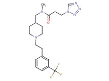 N-methyl-3-(1H-tetrazol-1-yl)-N-[(1-{2-[3-(trifluoromethyl)phenyl]ethyl}-4-piperidinyl)methyl]propanamide