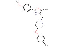 1-{[2-(4-methoxyphenyl)-5-methyl-1,3-oxazol-4-yl]methyl}-4-(4-methylphenoxy)piperidine