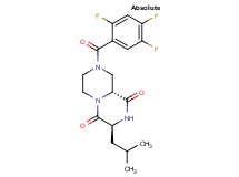 (3S,9aR)-3-isobutyl-8-(2,4,5-trifluorobenzoyl)tetrahydro-2H-pyrazino[1,2-a]pyrazine-1,4(3H,6H)-dione
