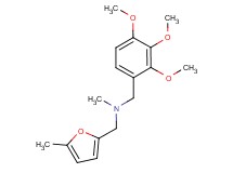N-methyl-1-(5-methyl-2-furyl)-N-(2,3,4-trimethoxybenzyl)methanamine trifluoroacetate