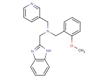 (1H-benzimidazol-2-ylmethyl)(2-methoxybenzyl)(pyridin-3-ylmethyl)amine