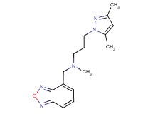 (2,1,3-benzoxadiazol-4-ylmethyl)[3-(3,5-dimethyl-1H-pyrazol-1-yl)propyl]methylamine