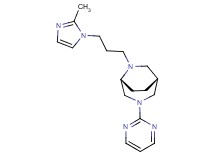 (1R*,5R*)-6-[3-(2-methyl-1H-imidazol-1-yl)propyl]-3-(2-pyrimidinyl)-3,6-diazabicyclo[3.2.2]nonane