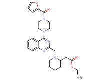 ethyl [1-({4-[4-(2-furoyl)-1-piperazinyl]-2-quinazolinyl}methyl)-2-piperidinyl]acetate