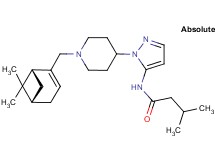 N-[1-(1-{[(1R,5S)-6,6-dimethylbicyclo[3.1.1]hept-2-en-2-yl]methyl}-4-piperidinyl)-1H-pyrazol-5-yl]-3-methylbutanamide