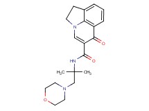 N-(1,1-dimethyl-2-morpholin-4-ylethyl)-6-oxo-1,2-dihydro-6H-pyrrolo[3,2,1-ij]quinoline-5-carboxamide