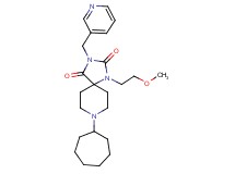 8-cycloheptyl-1-(2-methoxyethyl)-3-(3-pyridinylmethyl)-1,3,8-triazaspiro[4.5]decane-2,4-dione