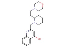 2-({2-[2-(4-morpholinyl)ethyl]-1-piperidinyl}methyl)-4-quinolinol