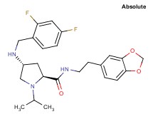 (4R)-N-[2-(1,3-benzodioxol-5-yl)ethyl]-4-[(2,4-difluorobenzyl)amino]-1-isopropyl-L-prolinamide