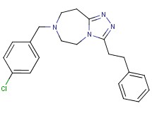 7-(4-chlorobenzyl)-3-(2-phenylethyl)-6,7,8,9-tetrahydro-5H-[1,2,4]triazolo[4,3-d][1,4]diazepine