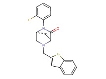 (1S*,4S*)-5-(1-benzothien-2-ylmethyl)-2-(2-fluorophenyl)-2,5-diazabicyclo[2.2.1]heptan-3-one