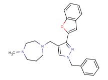 1-{[3-(1-benzofuran-2-yl)-1-benzyl-1H-pyrazol-4-yl]methyl}-4-methyl-1,4-diazepane