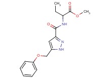 methyl 2-({[5-(phenoxymethyl)-1H-pyrazol-3-yl]carbonyl}amino)butanoate