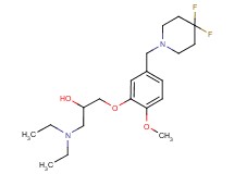 1-(diethylamino)-3-{5-[(4,4-difluoropiperidin-1-yl)methyl]-2-methoxyphenoxy}propan-2-ol