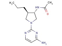 N-[(3S*,4R*)-1-(4-amino-2-pyrimidinyl)-4-propyl-3-pyrrolidinyl]acetamide