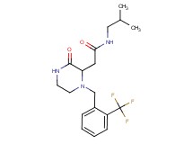 N-isobutyl-2-{3-oxo-1-[2-(trifluoromethyl)benzyl]-2-piperazinyl}acetamide